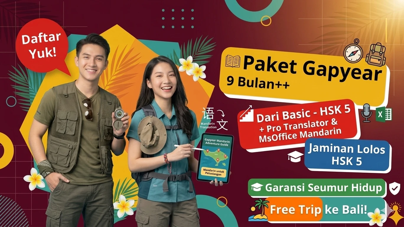 Paket Gapyear 9 Bulan + Kelas Computer