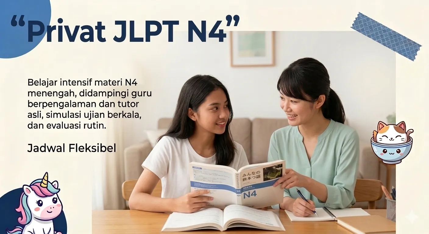 Privat Bahasa Jepang N4