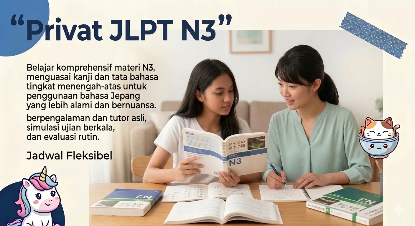 Privat Bahasa Jepang N3