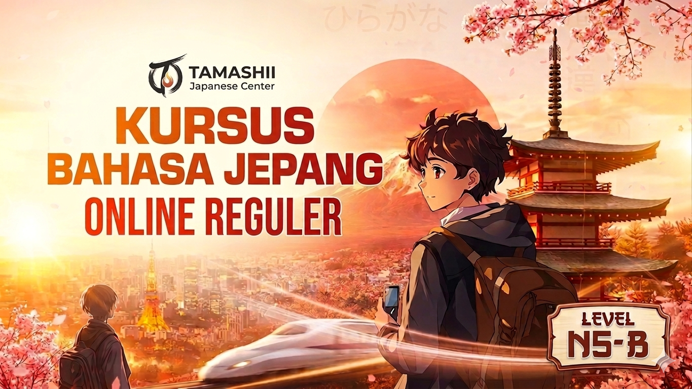 Kursus Bahasa Jepang Online Reguler N5-B